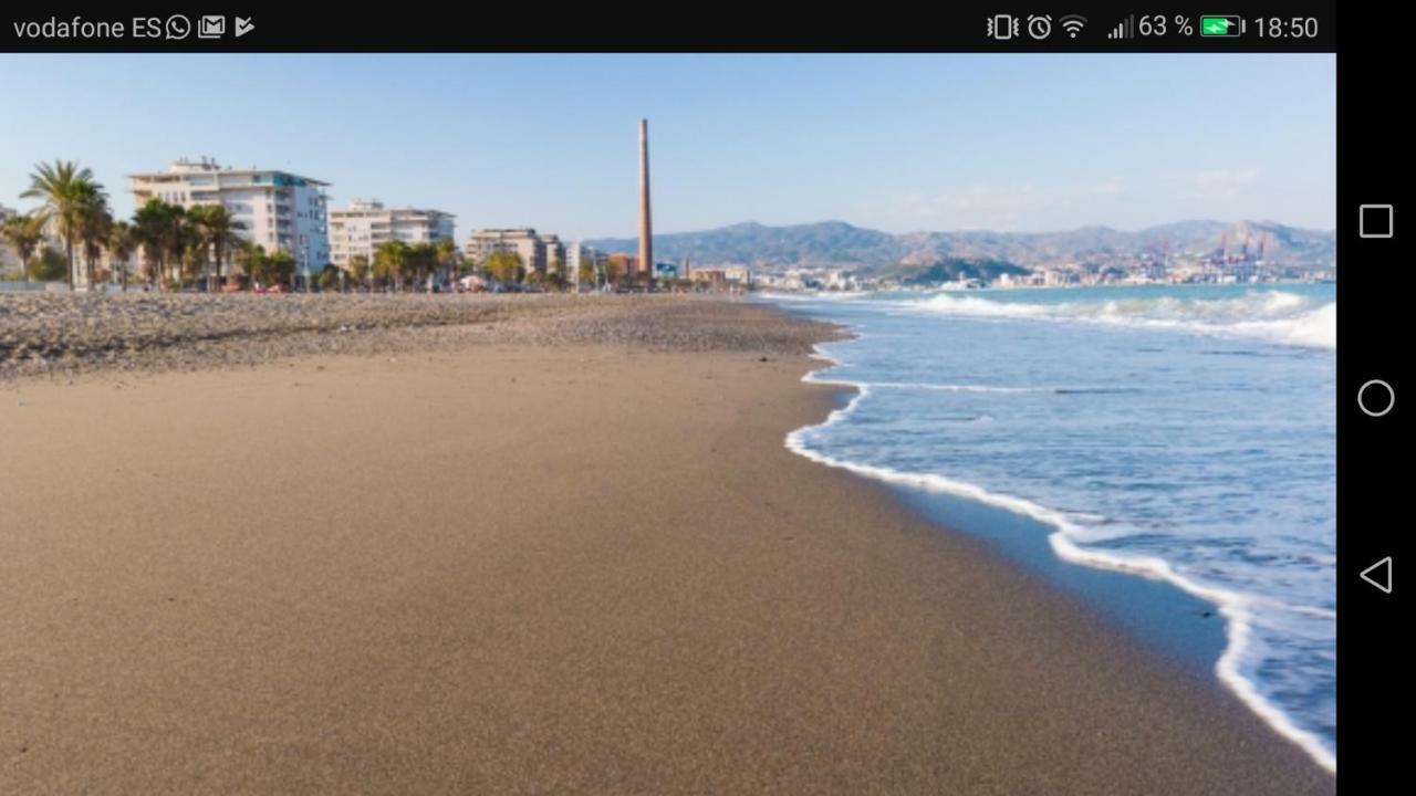 Malaga Playa,Centro ,Bus Y Metro Daire Dış mekan fotoğraf